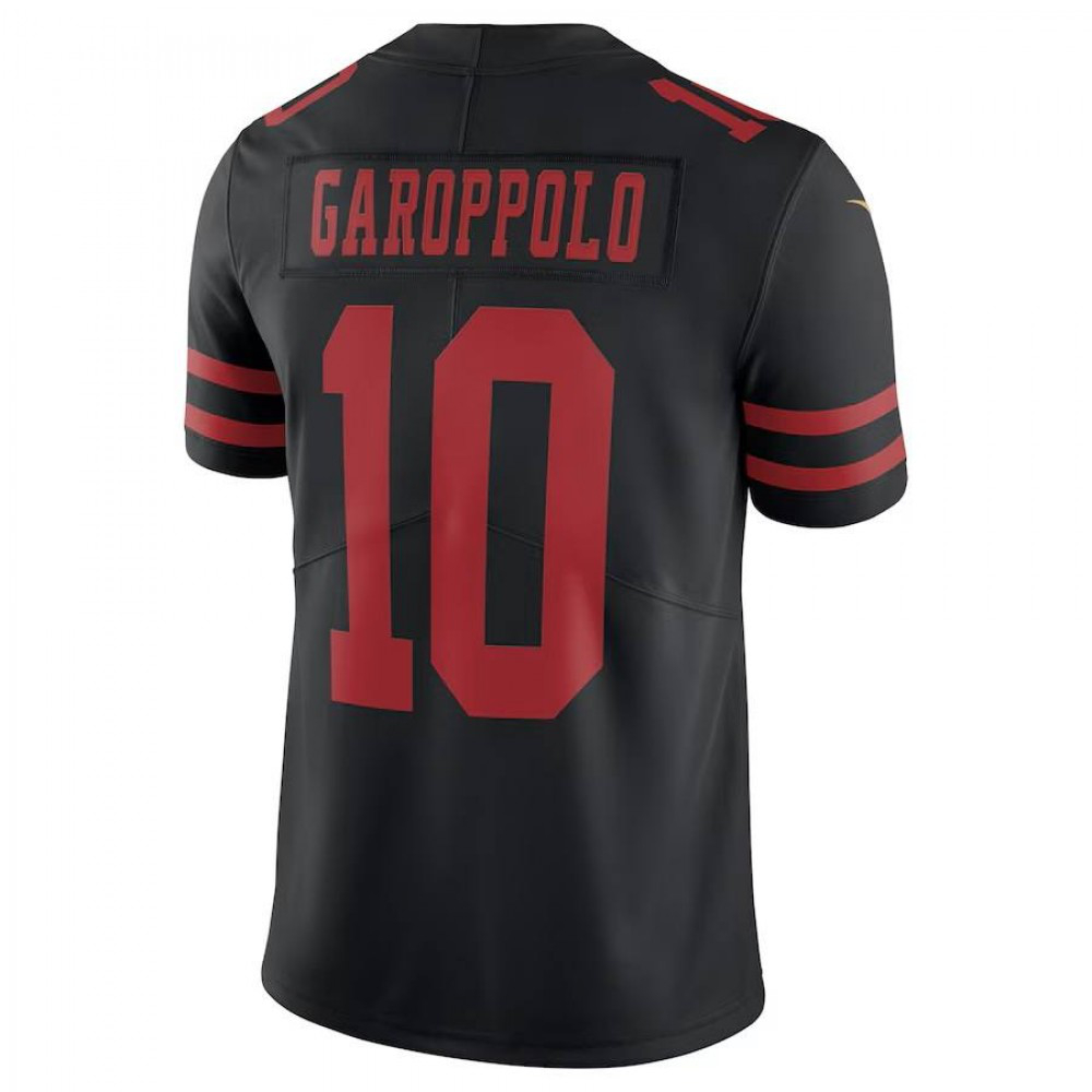 Jimmy Garoppolo San Francisco 49ers Nike Vapor Limited Jersey - Black-GridironStore
